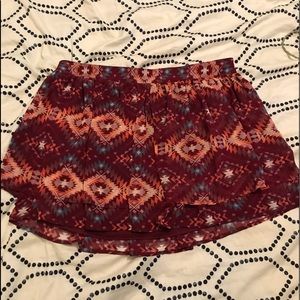 Tribal Mini Skirt